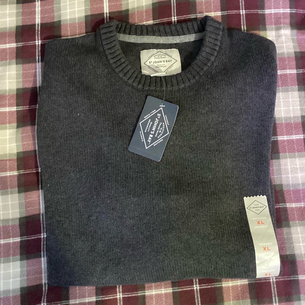 St John'Bay  long sleeve Pullover Head sweater XL New $50